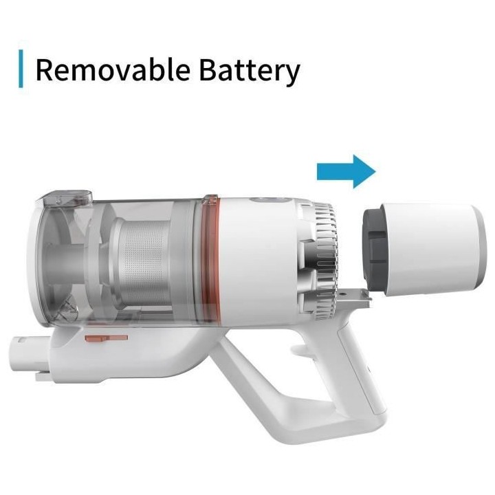 JASHEN S16E - Aspirateur balai sans Fil- 350 W - Tete de Plancher Inte