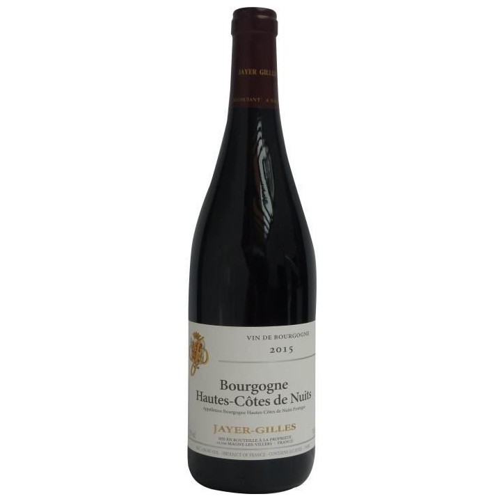 Jayer-Gilles 2015 Bourgogne Hautes-Côtes de Nuits - Vin rouge de Bour