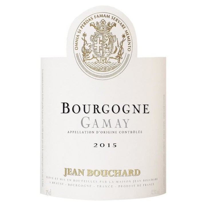 Jean Bouchard 2015 Bourgogne Gamay - Vin rouge de Bourgogne