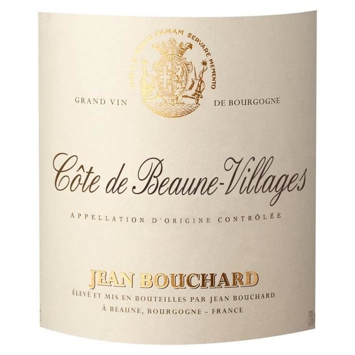 Jean Bouchard 2013 Côte de Beaune-Villages - Vin rouge de Bourgogne