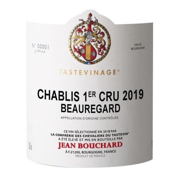 Jean Bouchard 2019 Chablis 1er Cru Beauregard - Vin rouge de Bourgogne
