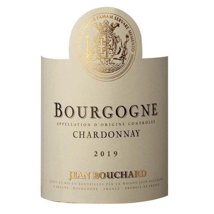 Jean Bouchard 2019 Bourgogne Chardonnay - Vin blanc de Bourgogne
