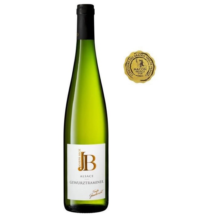 Joseph Beck 2020 Gewurztraminer - Vin blanc d'Alsace