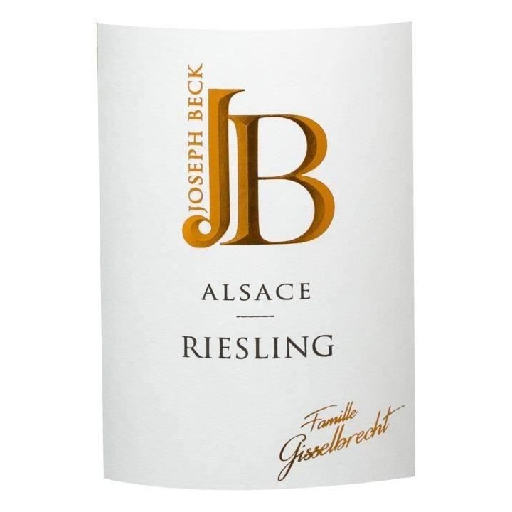 Joseph Beck 2020 Alsace Riesling - Vin blanc d'Alsace