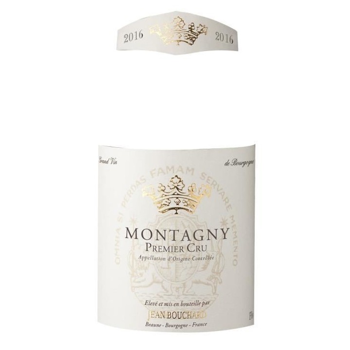 Jean Bouchard 2016 Montagny 1er Cru - Vin blanc de Bourgogne