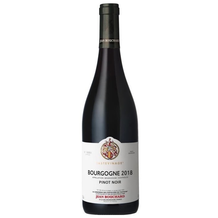 Jean Bouchard Tastevine 2018 Bourgogne Pinot Noir - Vin rouge de Bourg
