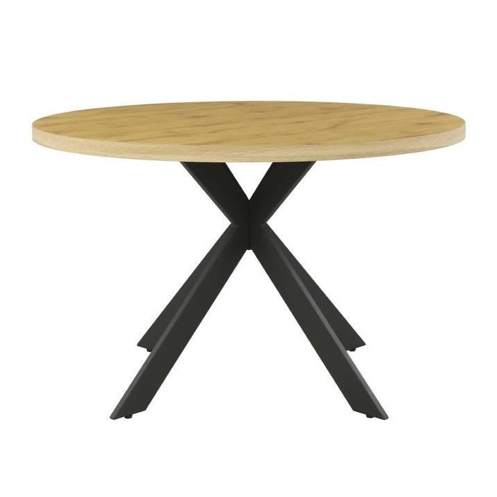 Table a manger - Ronde - Scandinave - CESAME - L 120 x P 75 x H 69 cm
