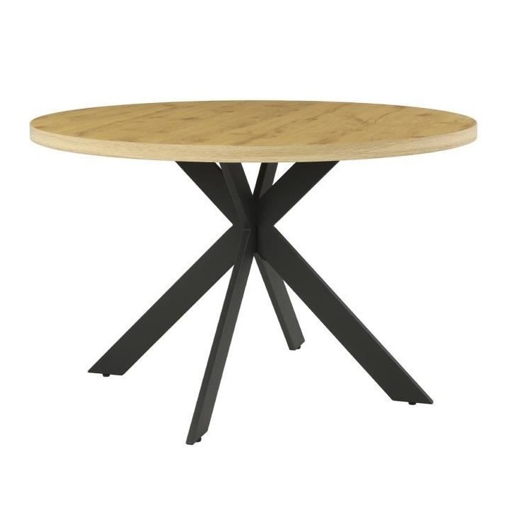 Table a manger - Ronde - Scandinave - CESAME - L 120 x P 75 x H 69 cm