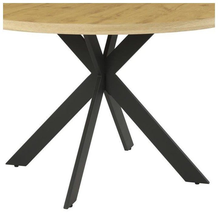 Table a manger - Ronde - Scandinave - CESAME - L 120 x P 75 x H 69 cm