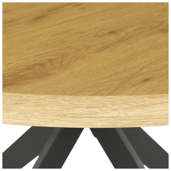 Table a manger - Ronde - Scandinave - CESAME - L 120 x P 75 x H 69 cm