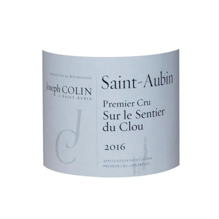 Joseph Colin 2016 Saint-Aubin Premier Cru Le Sentier du Clou - Vin bla