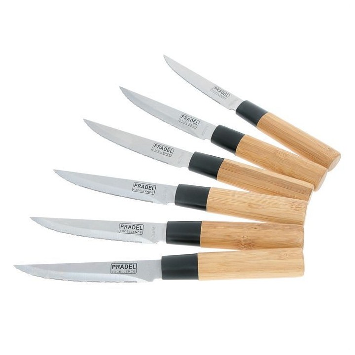 PRADEL EXCELLENCE 11 couteaux manches Bambou