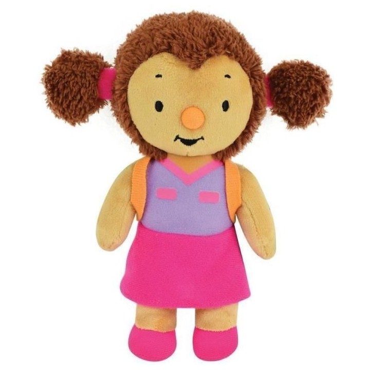 T'CHOUPI Lot de 3 peluches Lalou, Pilou et T'choupi +/- 19 cm