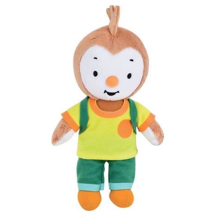 T'CHOUPI Lot de 3 peluches Lalou, Pilou et T'choupi +/- 19 cm