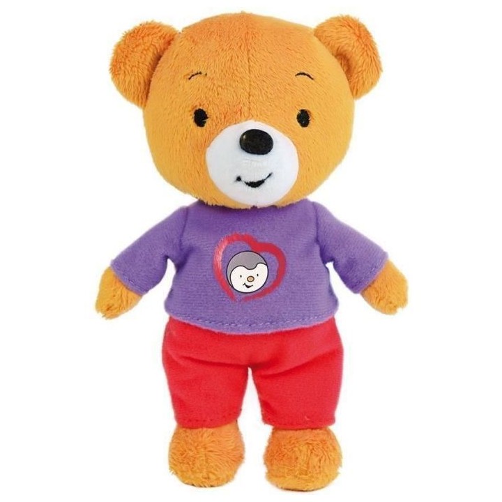 T'CHOUPI Lot de 3 peluches Lalou, Pilou et T'choupi +/- 19 cm