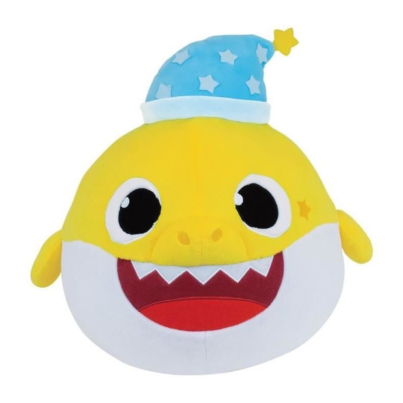 JEMINI Baby Shark Peluche range pyjama bonne nuit +/- 45 cm