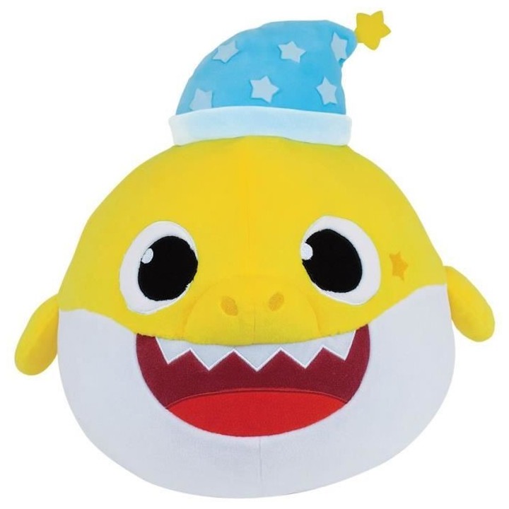 JEMINI Baby Shark Peluche range pyjama bonne nuit +/- 45 cm
