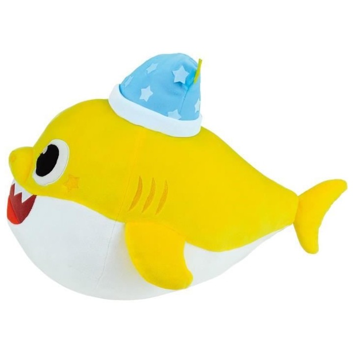 JEMINI Baby Shark Peluche range pyjama bonne nuit +/- 45 cm
