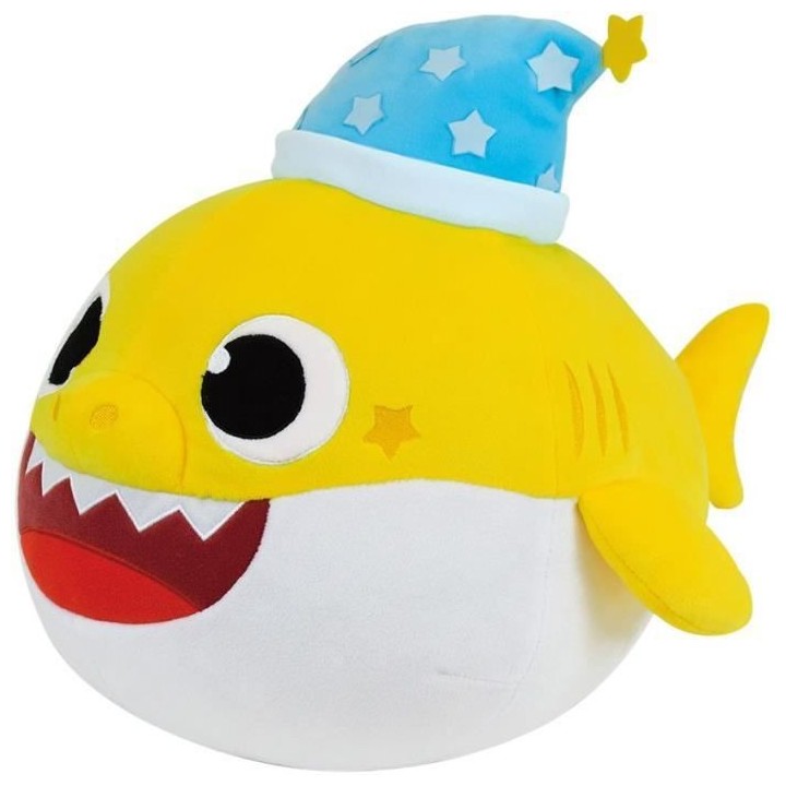 JEMINI Baby Shark Peluche range pyjama bonne nuit +/- 45 cm