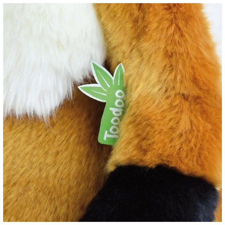 TOODOO Peluche renard toute douce ± 65 cm