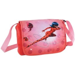 JEMINI Miraculous Sac besace a bandouliere Lady Bug +/- 26 cm - Pour enfant