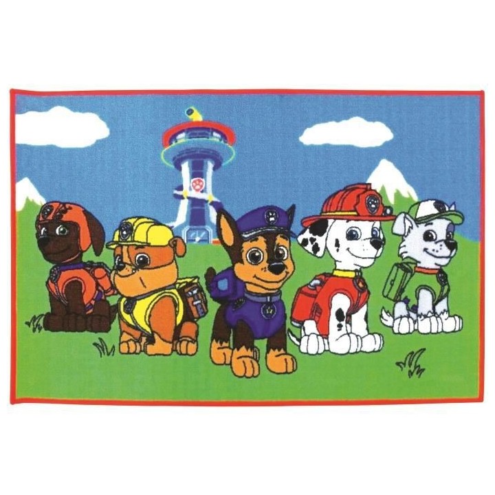 Fun House Pat Patrouille tapis 120x80 cm pour enfant