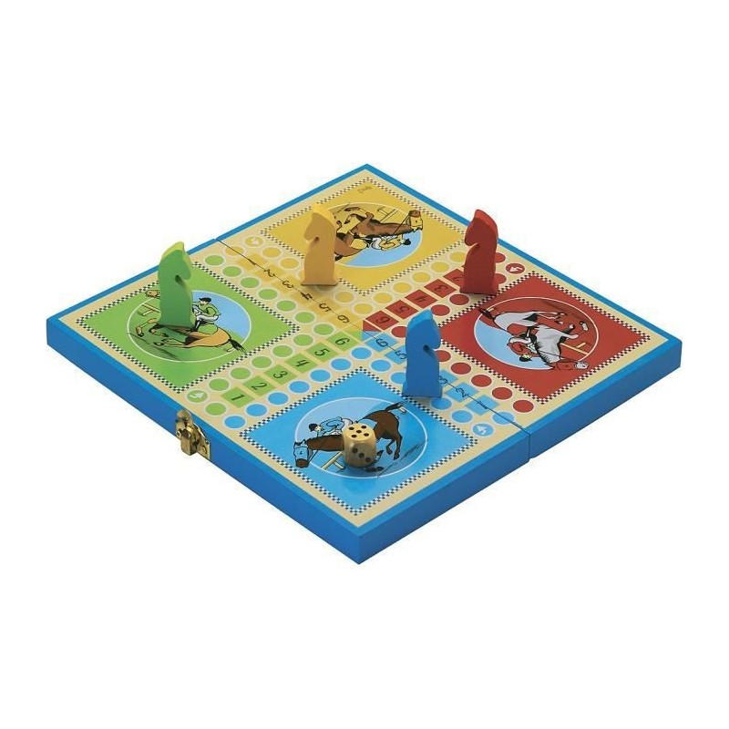 Jeu des petits chevaux - coffret en bois - l'Arbre a jouer - 66340