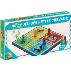 Jeu des petits chevaux - coffret en bois - l'Arbre a jouer - 66340