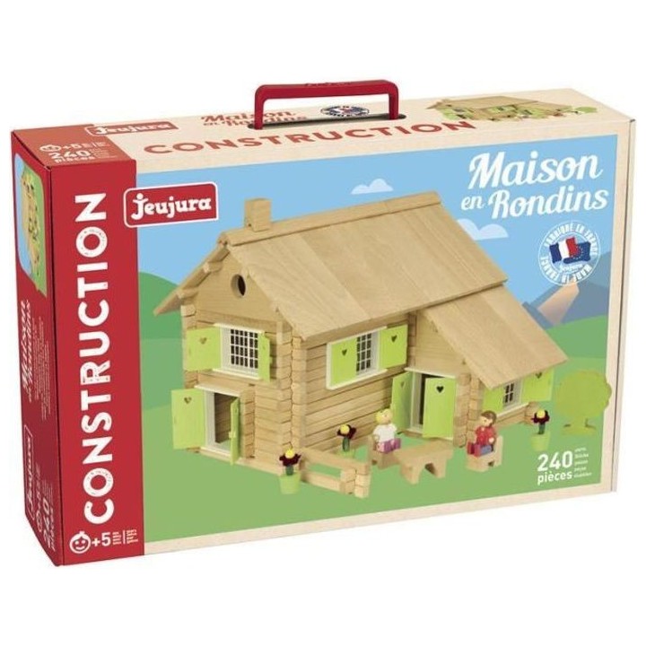 JEUJURA Maison en rondins - 240 pieces