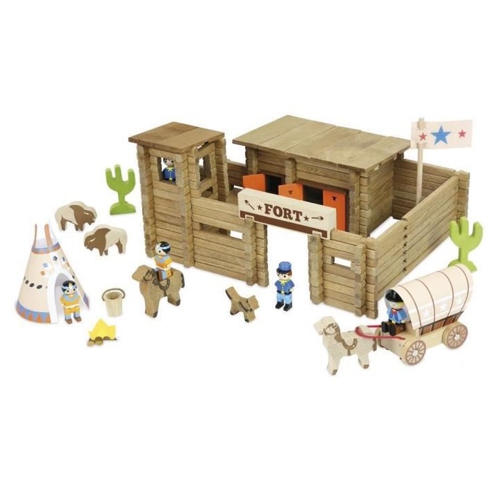 JEUJURA Far West Fort et Indiens - 200 pieces