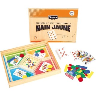 Jeu du nain jaune - Coffret en bois - Jeu de société classique - JEU