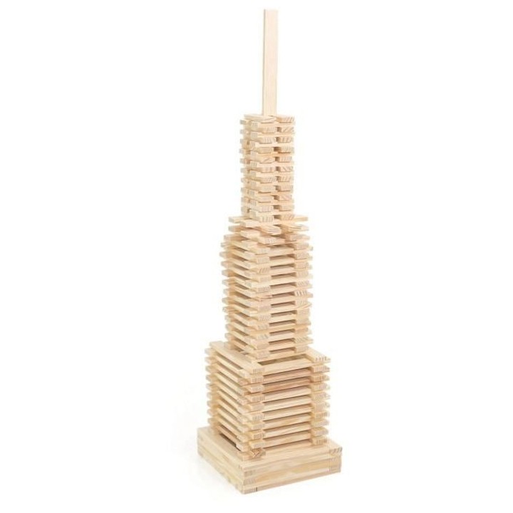 JEUJURA TECAP ? 3XL - 8324 - 500 planchettes en bois - jeu de construc