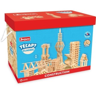 JEUJURA Tecap ? Classic - 500 planchettes en bois - jeu de constructio