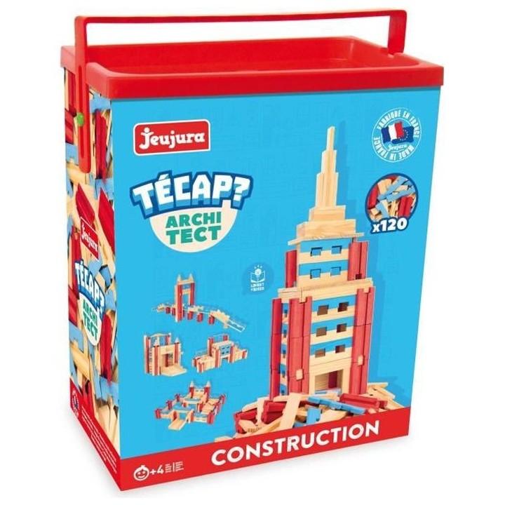 JEUJURA Tecap ? Architect - 120 planchettes en bois