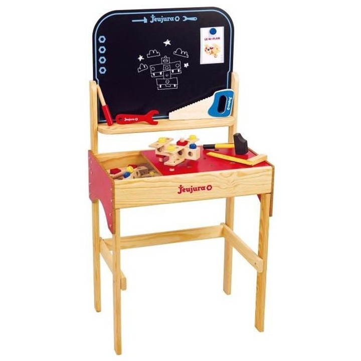 JEUJURA Grand établi en bois