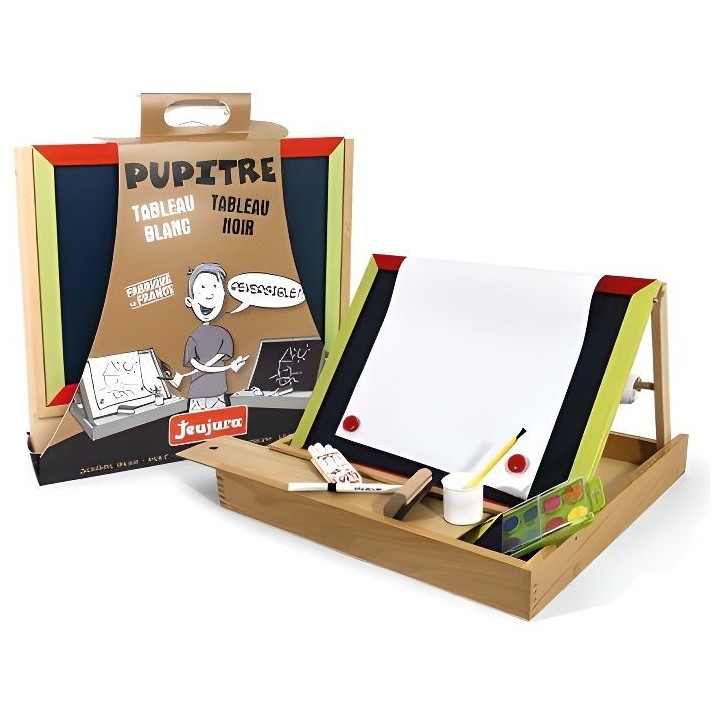 JEUJURA Pupitre multifonctions en bois