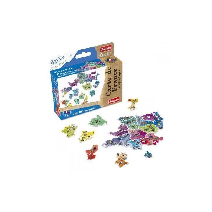 JEUJURA Carte de France magnétique