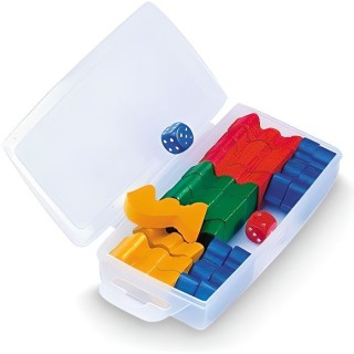 JEUJURA Boite 16 petits chevaux en bois