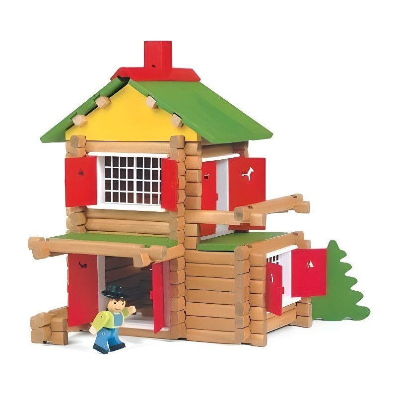 JEUJURA - Mon Chalet en Bois, 135 pieces