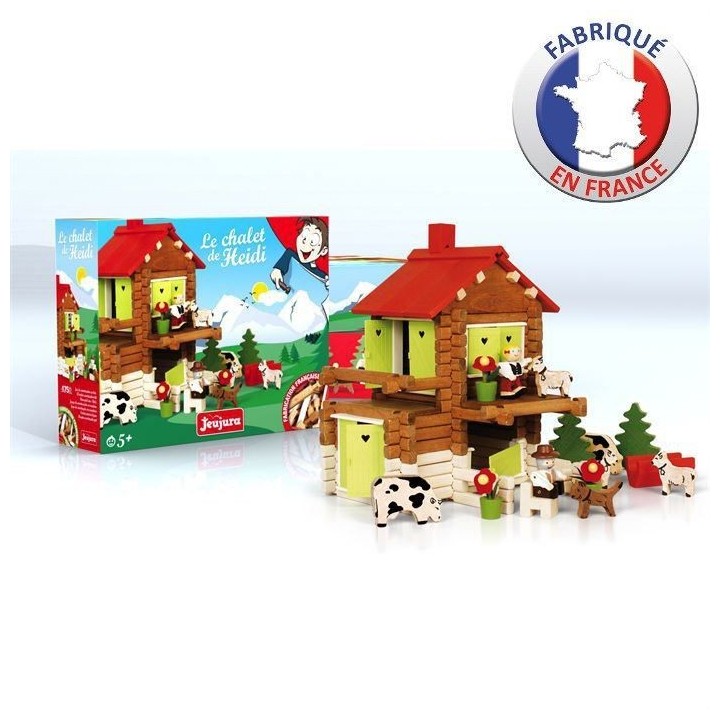 JEUJURA - Le Chalet de Heidi en bois 175 pieces