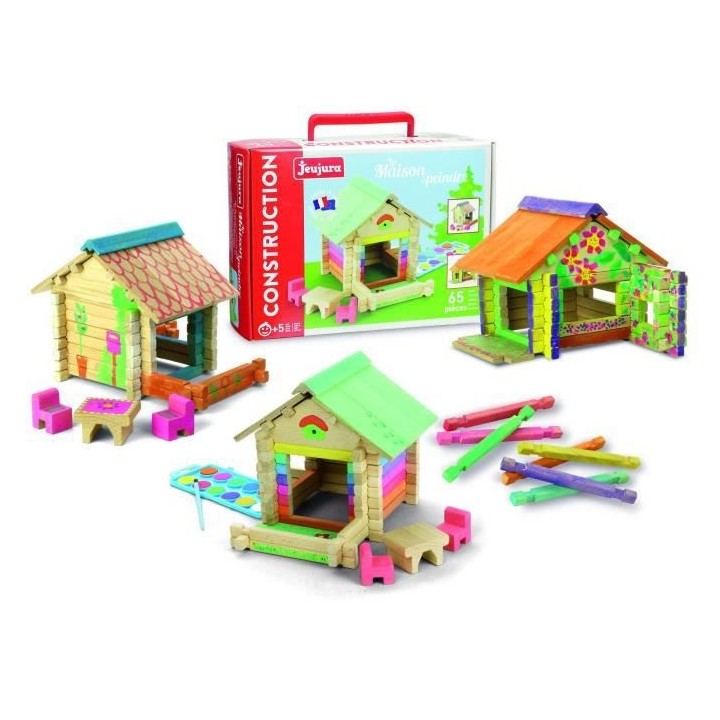 JEUJURA Maison A Peindre - 65 Pieces