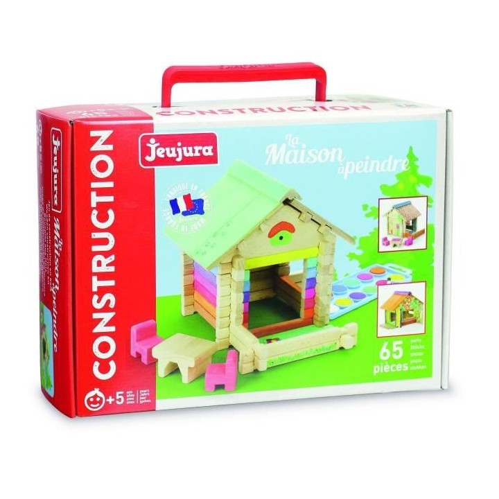 JEUJURA Maison A Peindre - 65 Pieces