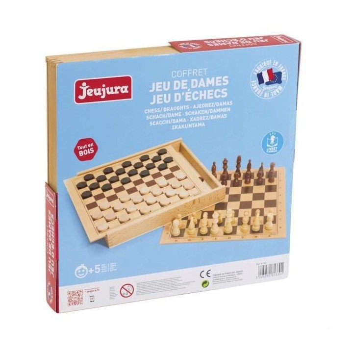 Coffret Jeux de Dames et Echecs