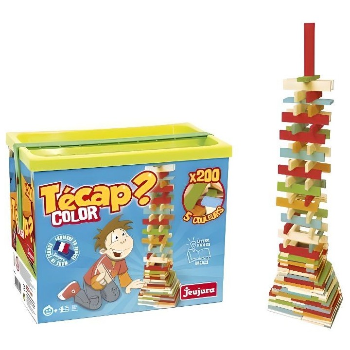 JEUJURA - TECAP ? COLOR - 200 planchettes en bois