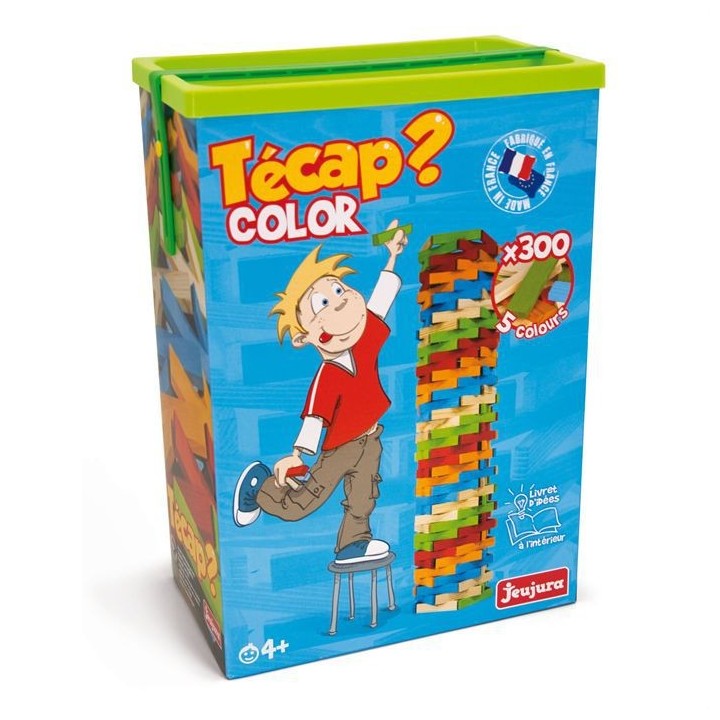 JEUJURA - TECAP COLOR - 300 planchettes en bois