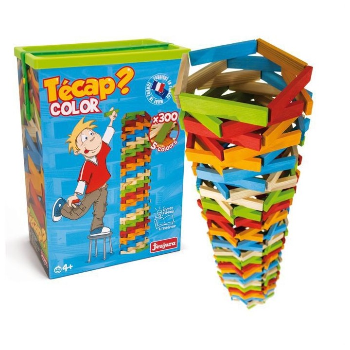 JEUJURA - TECAP COLOR - 300 planchettes en bois