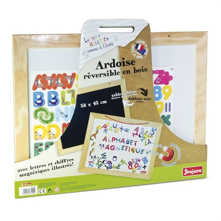 Ardoise en Bois Abc et Chiffres