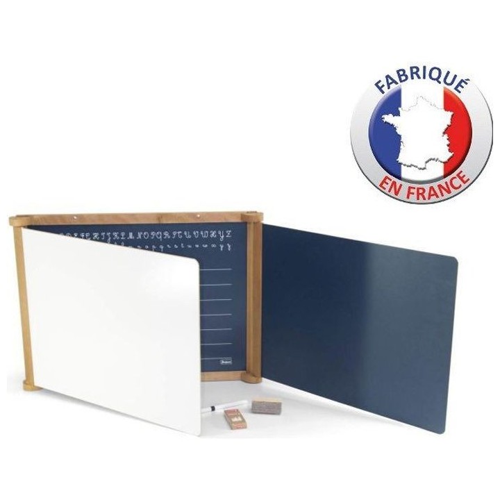 JEUJURA Tableau Triptyque en Bois - Teinté Chene 59 x 46 cms