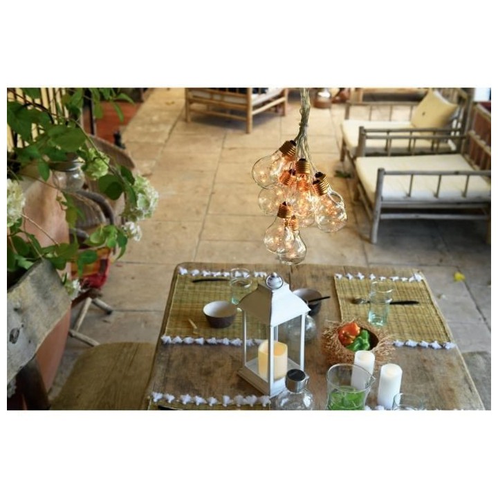 BLACHERE ILLUMINATION Guirlande solaire 10 ampoules LED