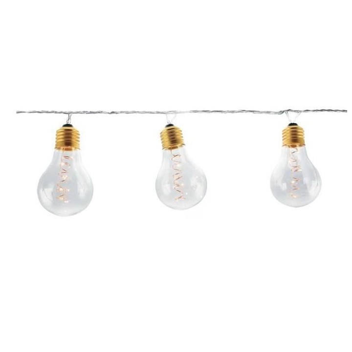 BLACHERE ILLUMINATION Guirlande solaire 10 ampoules LED